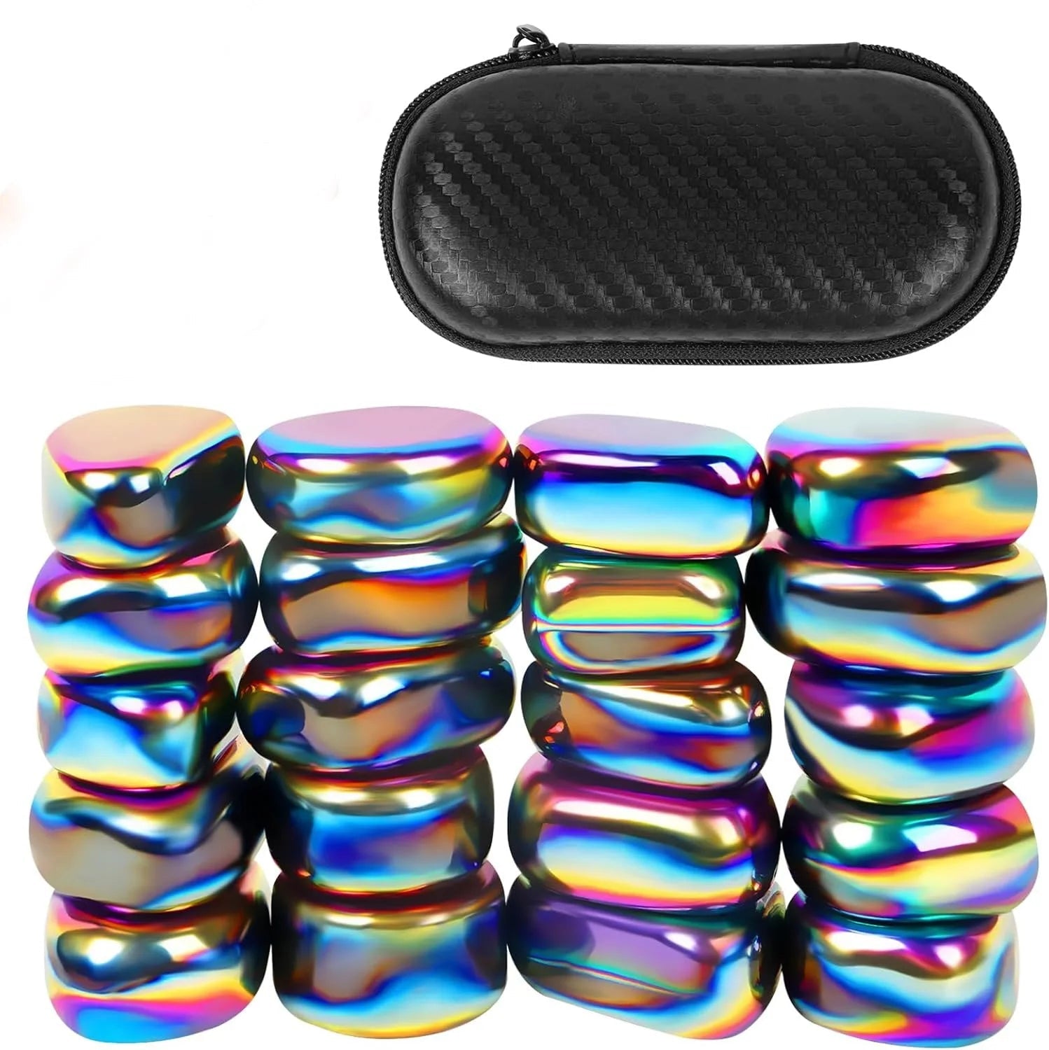 Ímanes Pedras Magnéticas - Anti-Stress, Metálicas, Portáteis com Estojo Ímanes Pedras Magnéticas - Anti-Stress, Metálicas, Portáteis com Estojo